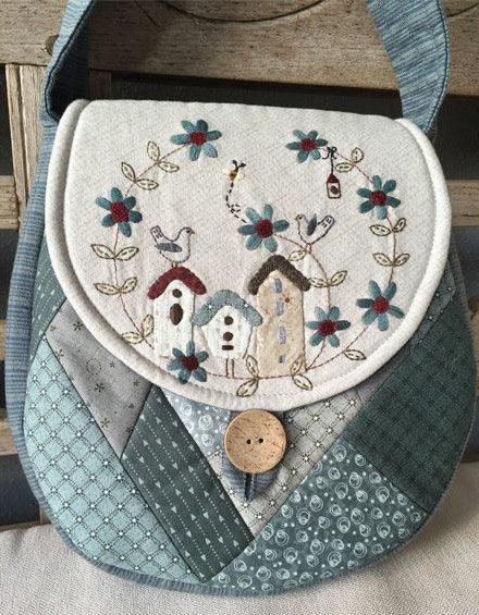 Birdhouse Bag Pattern - Puddleducks Quilts
