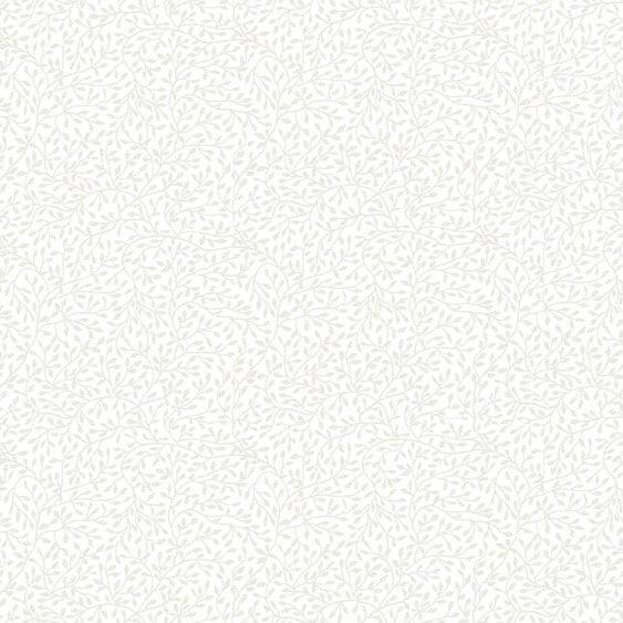 Makower Essentials Mini Leaf White 764 W1 - Puddleducks Quilts
