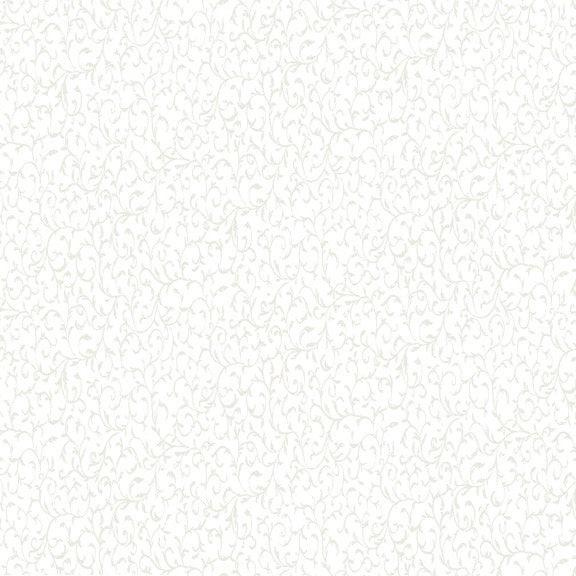 Makower Essentials Scroll White 760 W1 - Puddleducks Quilts