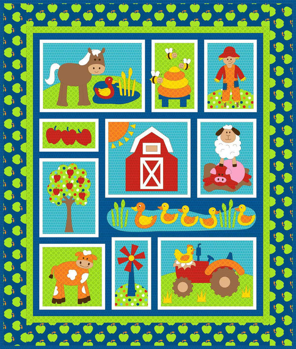 On the Farm Pattern - Puddleducks Quilts