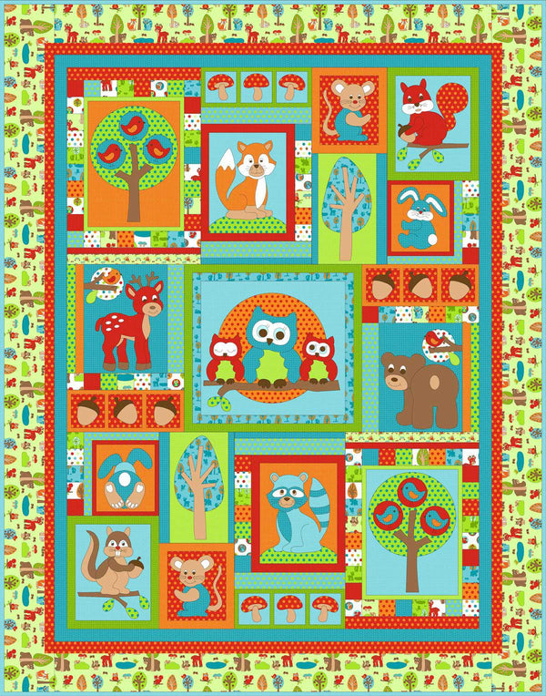 Woodland Park Quilt Pattern - Puddleducks Quilts