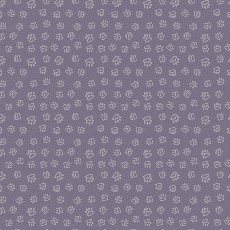 Good Boy and Kitty 81280-18 Paws Purple