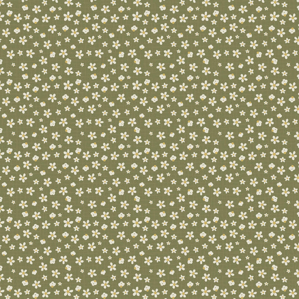 Good Boy and Kitty 81280-22 Scattered Flowers Moss