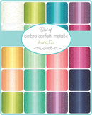Moda Jelly Roll Best of Ombre Confetti Metallics