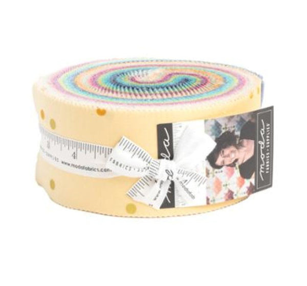 Moda Jelly Roll Best of Ombre Confetti Metallics