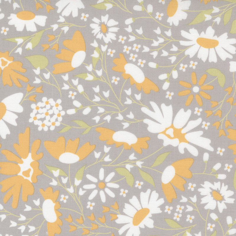 Moda Charm Pack Buttercup & Slate