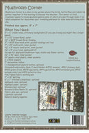 Mushroom Corner Tri-fold mini organiser Pattern