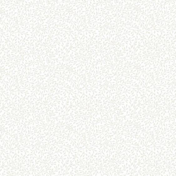 Makower Essentials Mini Leaf White 764 W1 - Puddleducks Quilts