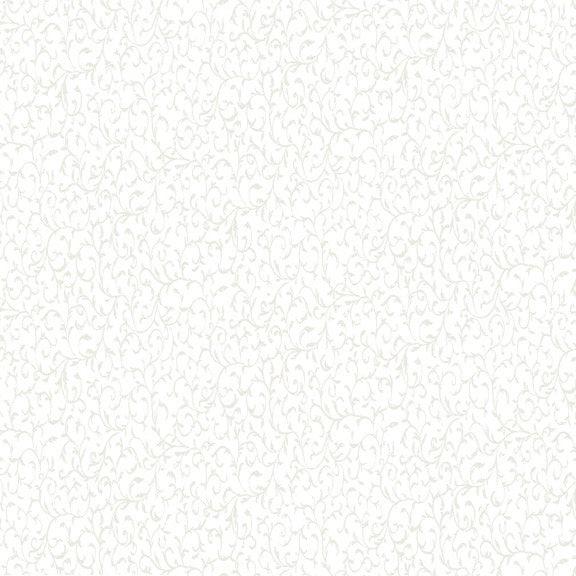 Makower Essentials Scroll White 760 W1 - Puddleducks Quilts