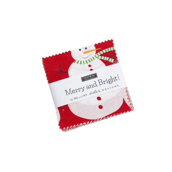 Moda Mini Charm Pack Merry and Bright - Puddleducks Quilts
