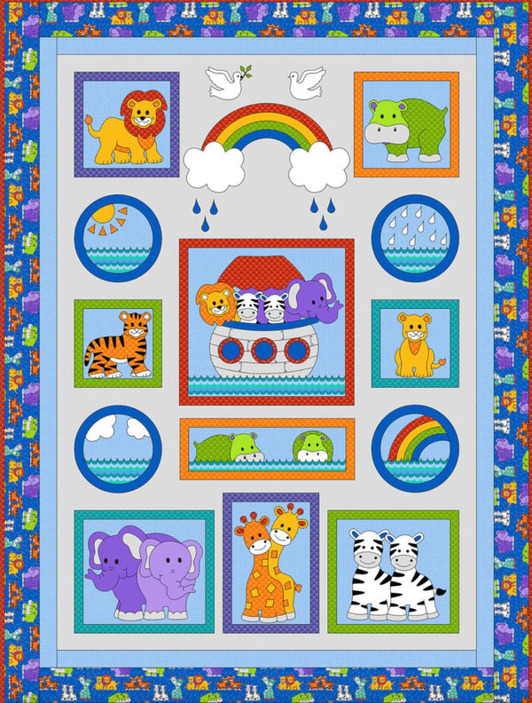 Noahs Ark Quilt Pattern - Puddleducks Quilts